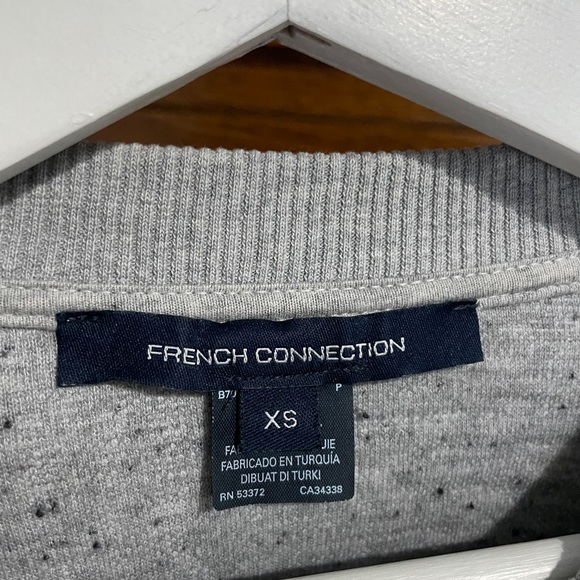 French Connection Cropped Palm Print Sweatshirt - Picture 5 of 5